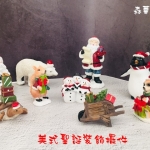 聖誕裝飾◊ 現貨◊【美式~創意聖誕裝飾】聖誕老人雪人北極熊聖誕裝飾12款咖啡店裝飾
