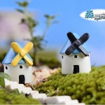 【風車城堡小房子】(單/個) 兩款 微景觀裝飾房子 擺件裝飾