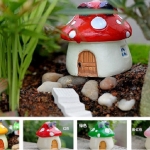 【蘑菇屋大款】共四色 蘑菇小房子(單/個) 多肉植物 擺件裝飾
