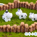 【奶牛小動物】(3款/組))多肉組盆裝飾 盆景裝飾 動物公仔