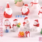 【場景雪人聖誕樹老人】13款(單/個)聖誕場景 盆景裝飾場景擺件裝飾